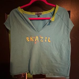 Viva Brazil Crop Tee